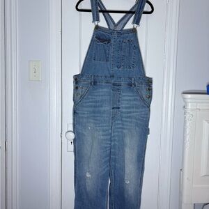 Anthropologie Pilcro Light Blue Denim Overalls